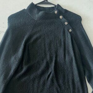 J Crew Small Black Sweater Tunic